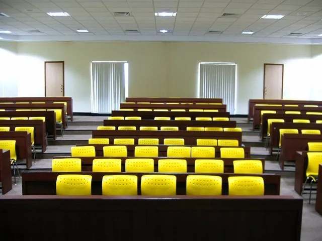 Classrooms, Kasturba Medical College, Manipal — via Wikimedia Commons