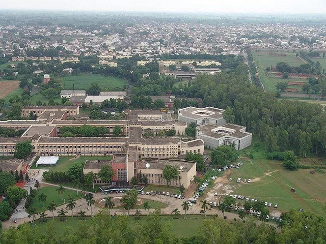 Thapar Campus Aerial View — via Wikimedia Commons